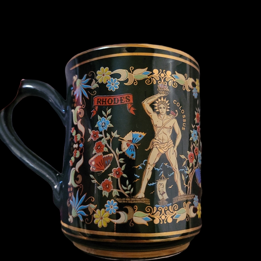GIASIRANIS GREECE MUG, 14KG, BLACK